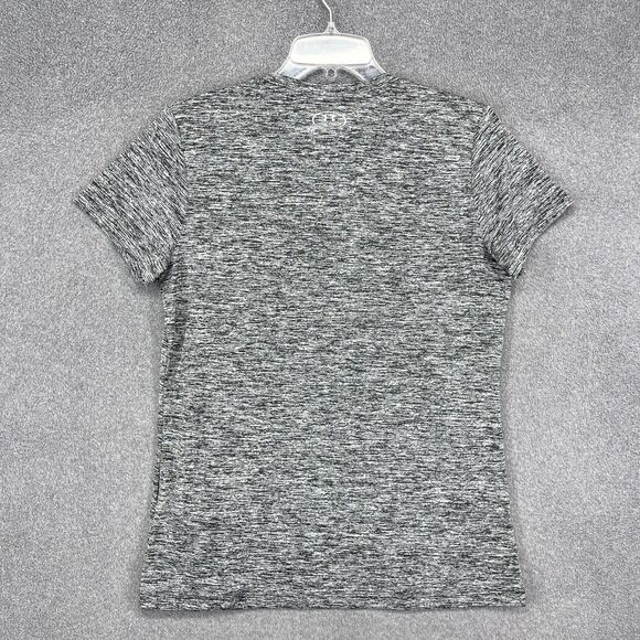 Under Armour Shirt Womens Medium HeatGear V-Neck Short Sleeve Athletic 1258568 - Picture 15 of 16